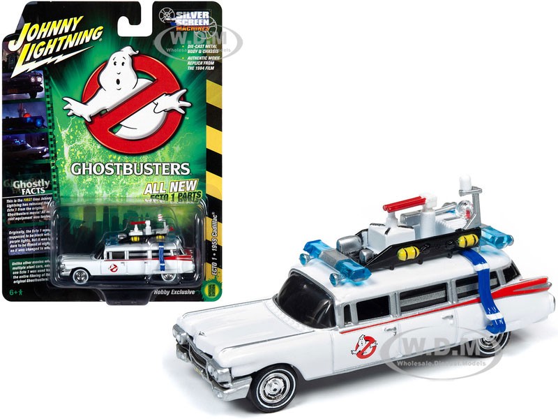 1959 Cadillac Eldorado ECTO-1 Ambulance White Model Car