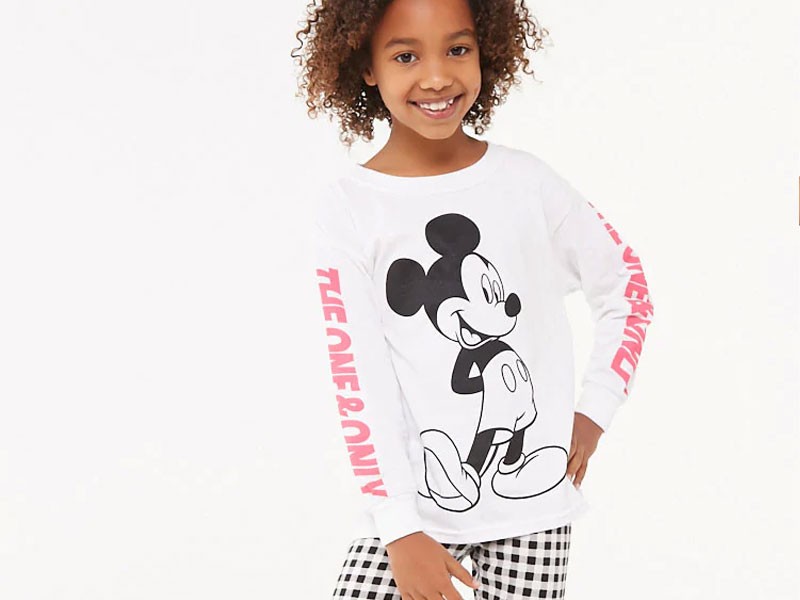 Mickey Graphic Tee For Girl