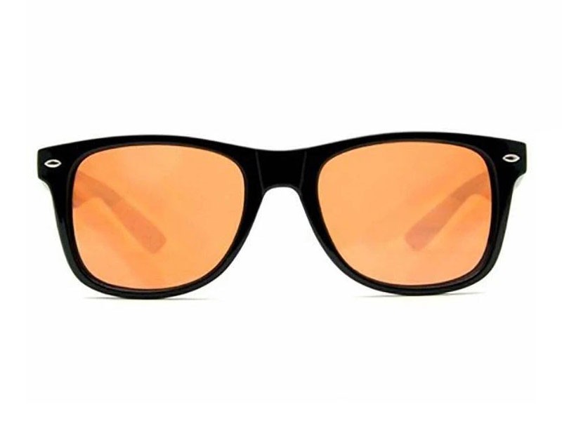 GloFX Ultimate Glasses Black w/ Auburn Lenses