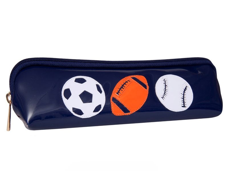 Women's New Navy Long Madison Case with White Soccer Ball Football Baseball