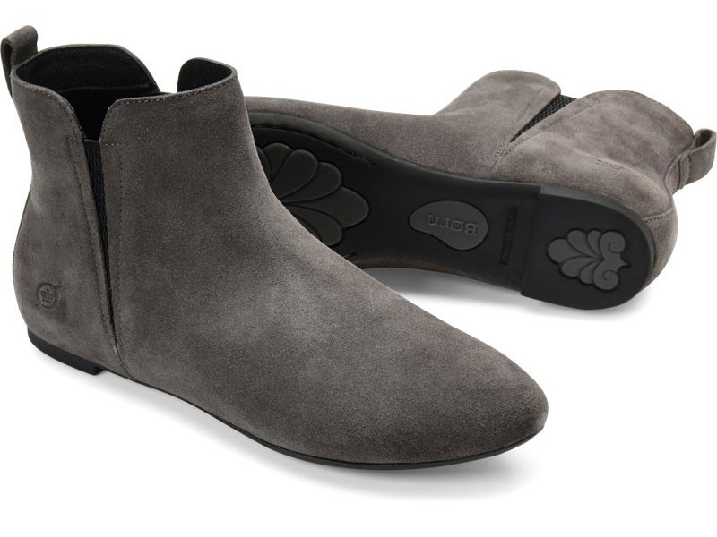 Born Women's Remo In Basalto Suede Boots