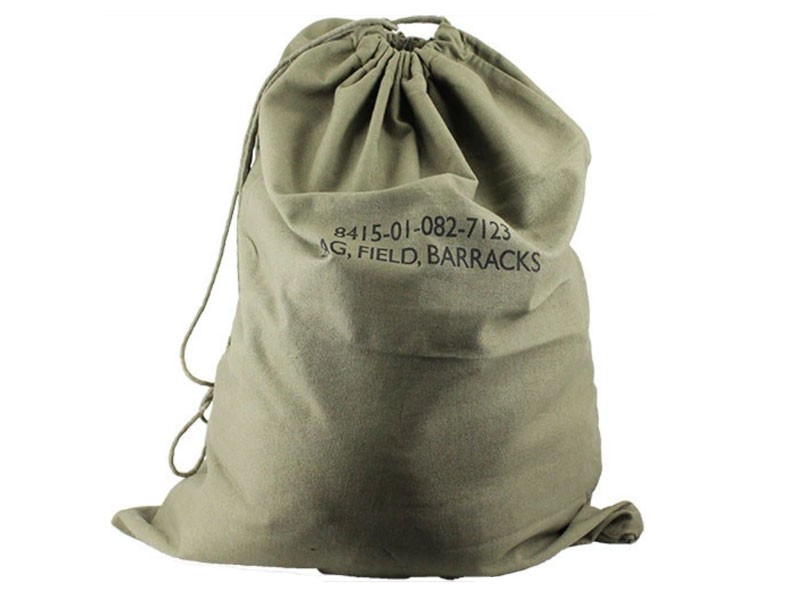 Government Issue Olive Drab Laundry Barracks Bag
