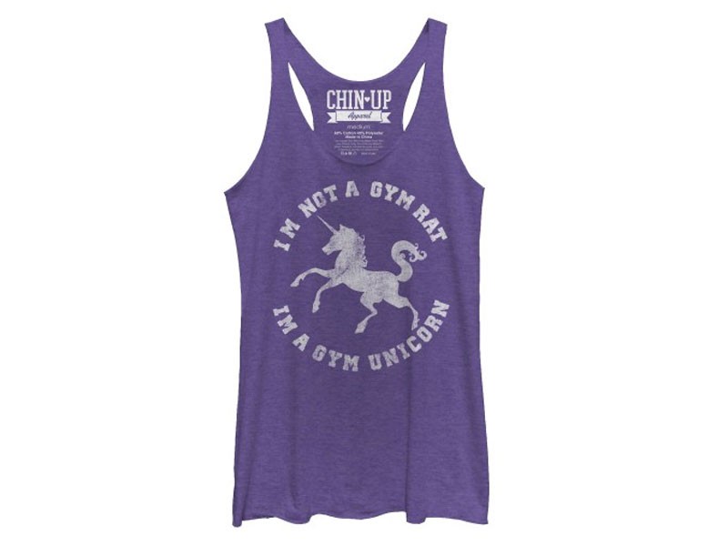 Women's Gym Unicorn Tank Top