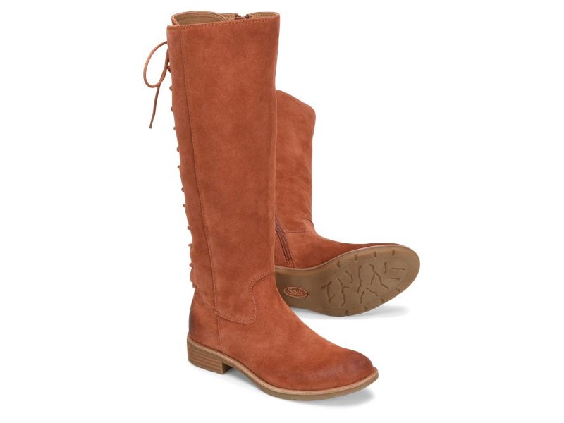 Women's Sofft Sharnell-II In Rust Boots