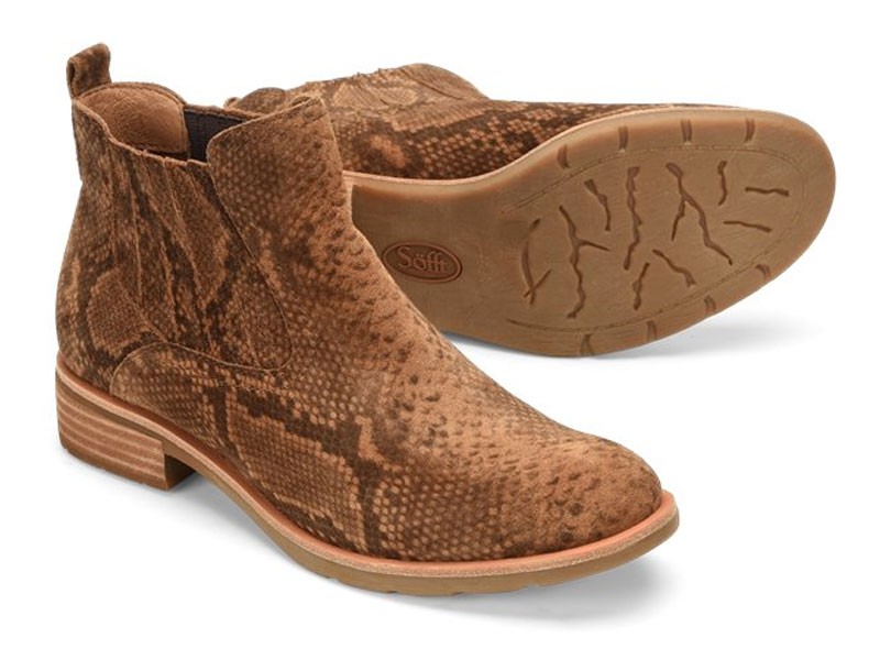 Sofft Women's Bellis-III Cognac-Snake Boots