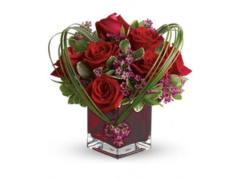 Thoughts Bouquet With Red Roses