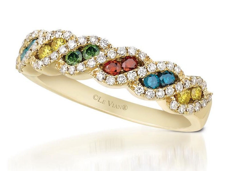 Women's Le Vian Exotics Honey Gold Ring with Fancy Diamonds