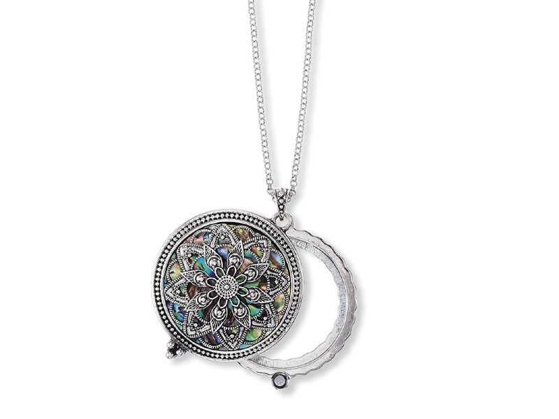Women's Abalone Magnifier Necklace