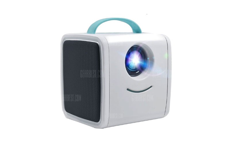 Q2 Lcd Mini Children Entertainment Home Projector - White Au Plug