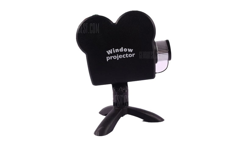 Halloween / Christmas Projection Lamp Window Projector - Black Us Plug