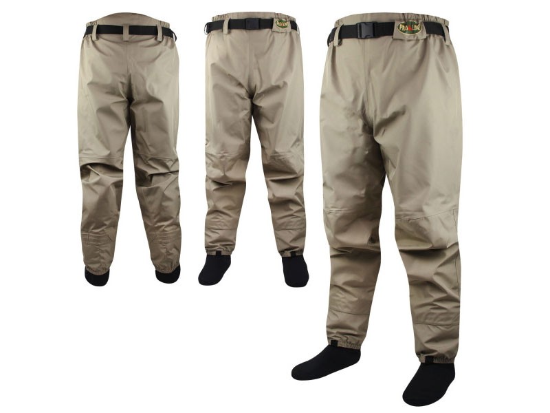 Pro Line Stonee Brook Stocking Foot Waist High Waders Tan