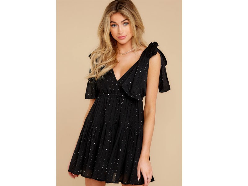 Women's Fanya Short Black Dress