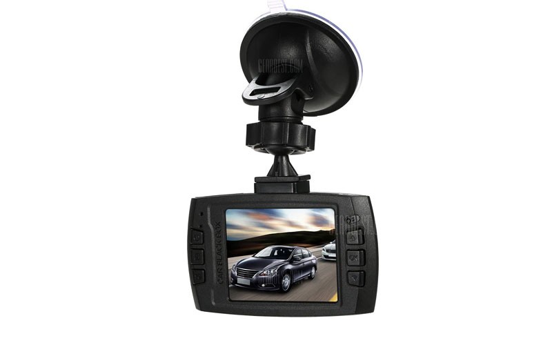V300 Full HD 1080P 2.4 inch TFT LCD Display Car DVR Dash Camera - Black