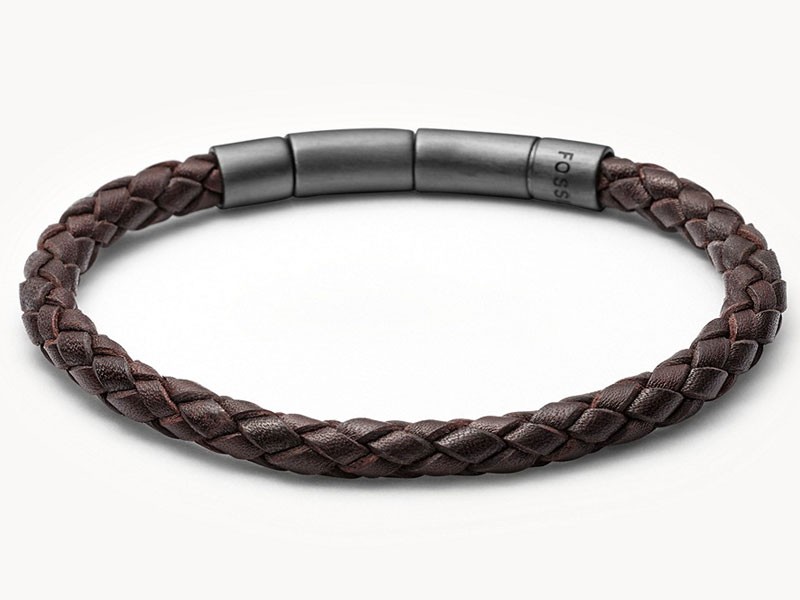 Braided Leather Cord Bracelet For Men