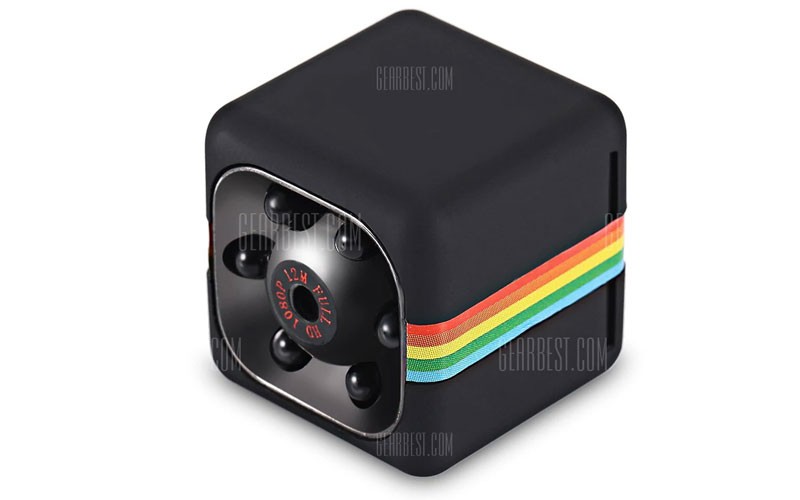 SQ11 Mini Camera 1080P HD DVR - Black