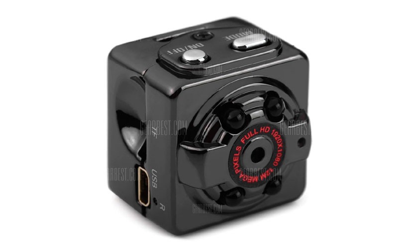 SQ8 Mini DV Camera 1080P Full HD Car Dvr - Black 