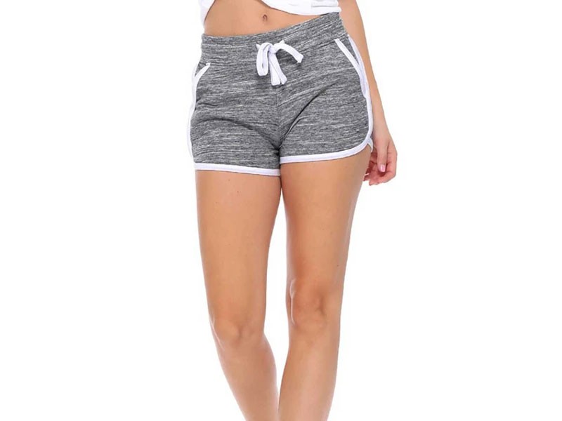 Reflex French Terry Shorts for Women in Charcoal