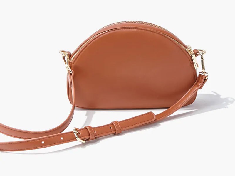 Zip-Up Crossbody Bag For Women