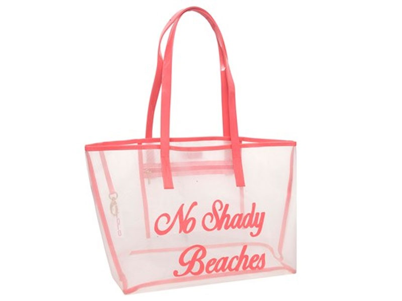 White Mesh Amy Tote with Watermelon No Shady Beaches For Women