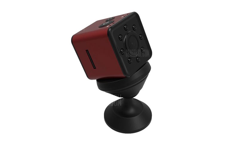 SQ13 Mini HD 1080P Car DVR DV Camera - Red Wine