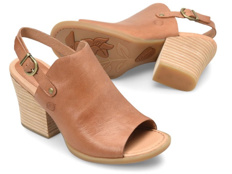 Born Pea In Cognac Women's Heel