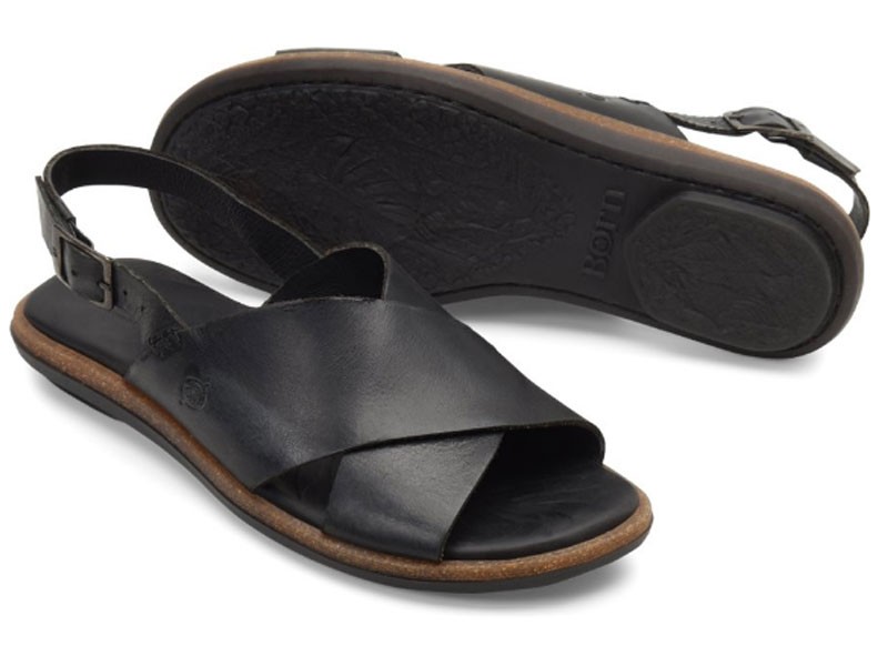 Born Chisana In Black Sandals For Women