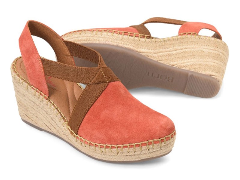Born Meade In Emberglow Suede Sandals For Women
