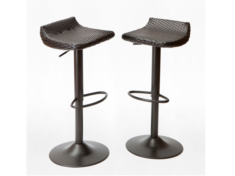 Deco Woven Outdoor Barstool Set