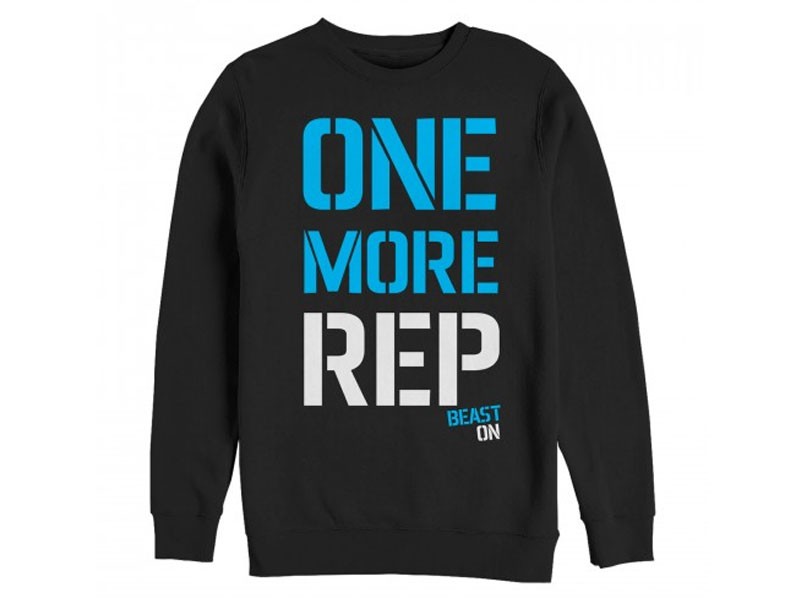 Men's Chin Up One More Rep On Sweatshirt