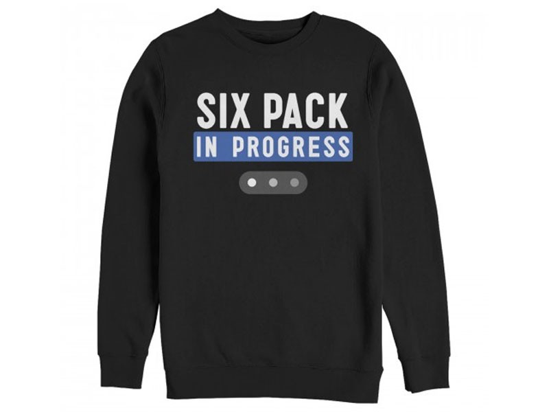 Men's Chin Up Six Pack in Progress Sweatshirt