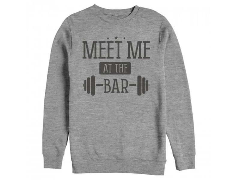 Men's Chin Up Meet at Bar Stars Sweatshirt