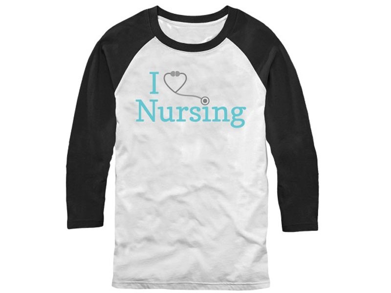 Men's I Love Nursing Stethoscope Sweatshirt