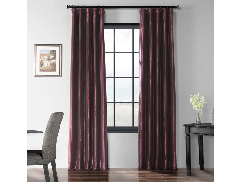 Royal Port Blackout Faux Silk Taffeta Curtain