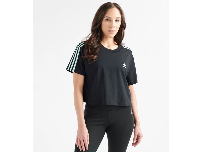 3-Stripes Cropped Tee For Women