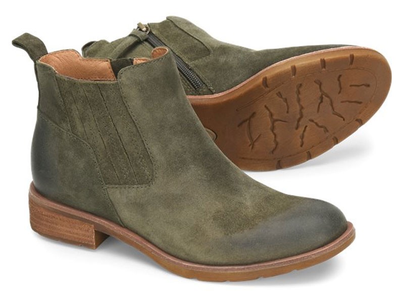Sofft Bellis-II Army-Green Boots For Women