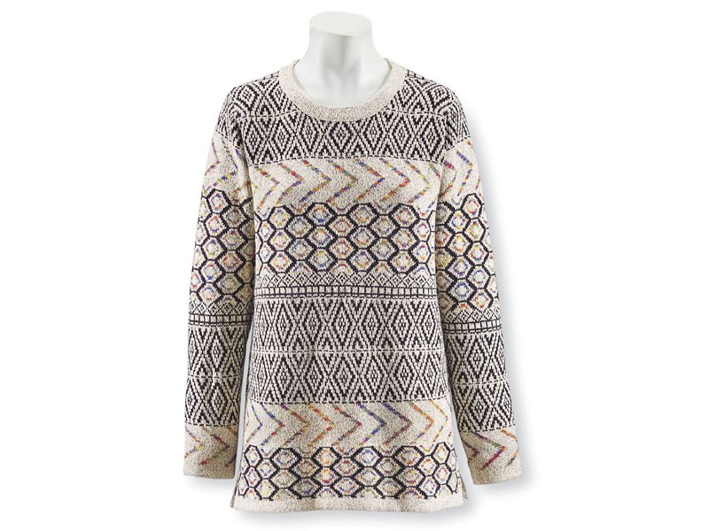 Ikat Biadere Sweater Tunic For Women