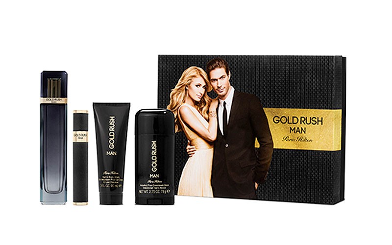 GOLD RUSH MAN FOR MEN BY PARIS HILTON GIFT SET