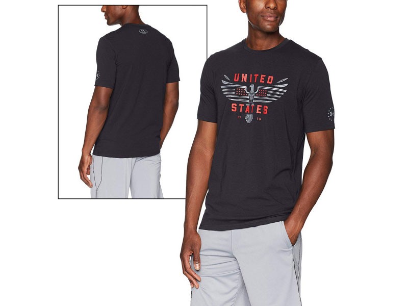 Men's Under Armour Freedom Eagle T-Shirt Black