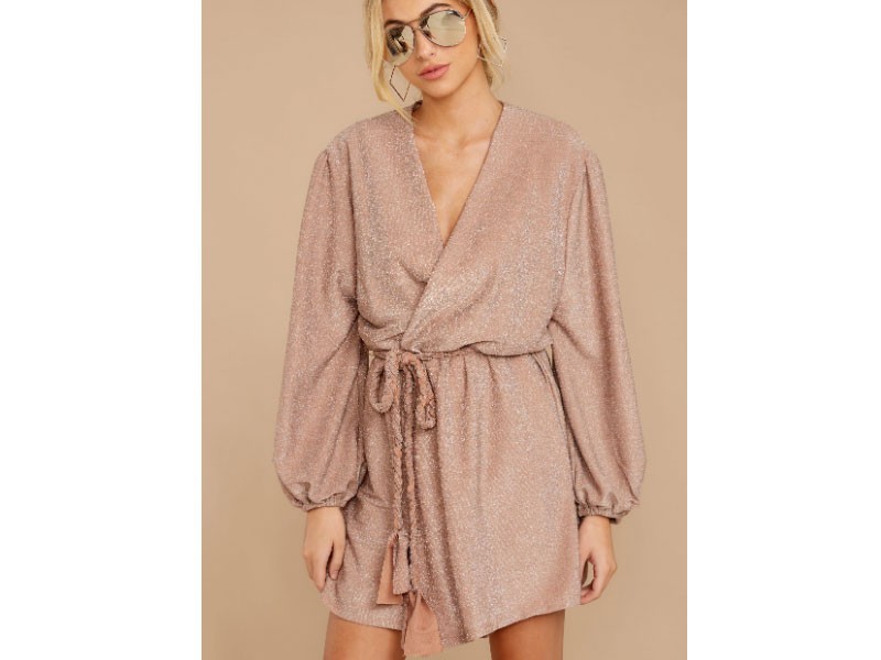 Sparks Fly Blush Dress For Women