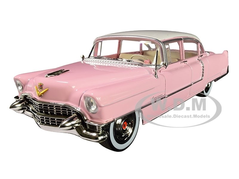 1955 Cadillac Fleetwood Series Pink Model Car