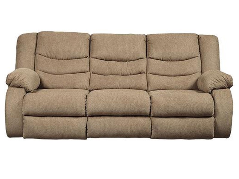 Ashley Furniture Tulen Beige Reclining Sofa
