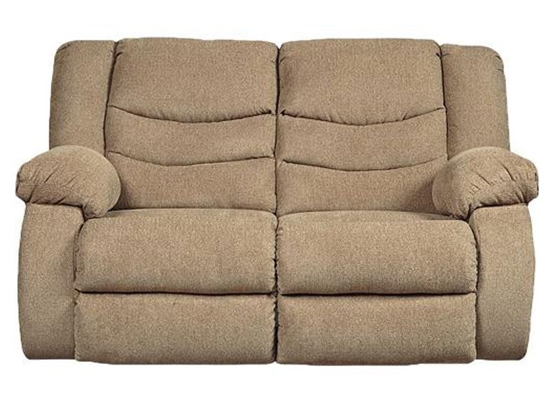 Ashley Furniture Tulen Beige Reclining Loveseat