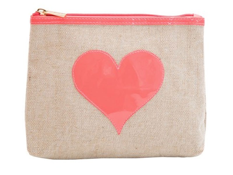 Canvas Alice Flat Case with Watermelon Heart