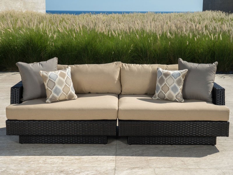 Portofino Comfort 96in Sofa Heather Beige