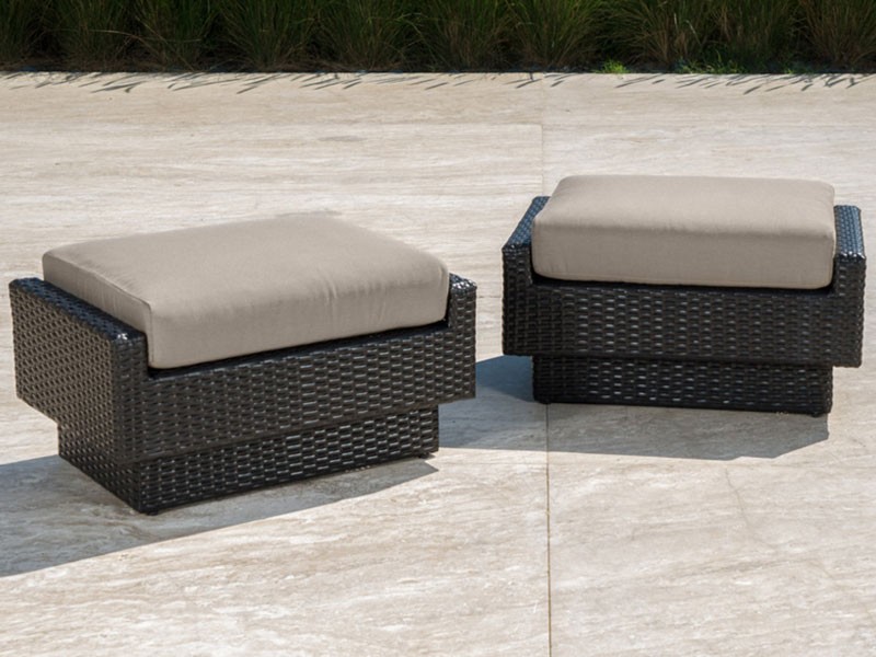 Portofino Comfort Club Ottomans Taupe Mist