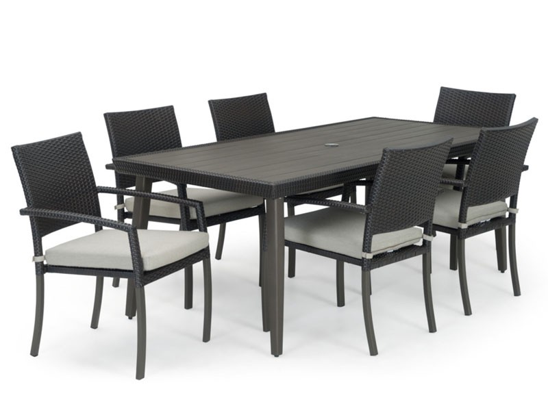 Portofino Casual 7 Piece Dining Set Dove Gray