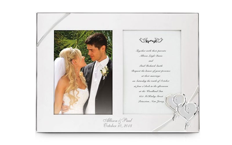 True Love Double Invitation Frame by Lenox