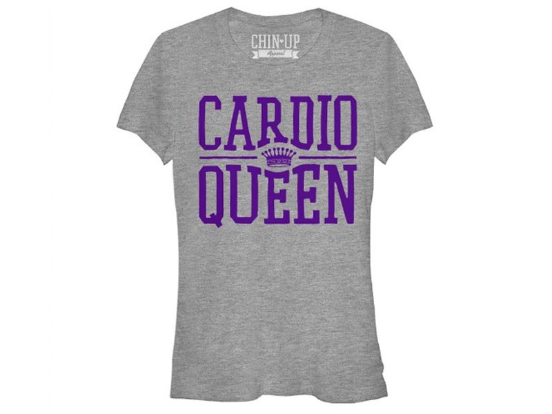 Junior's Queen of Cardio T-shirt For Kid