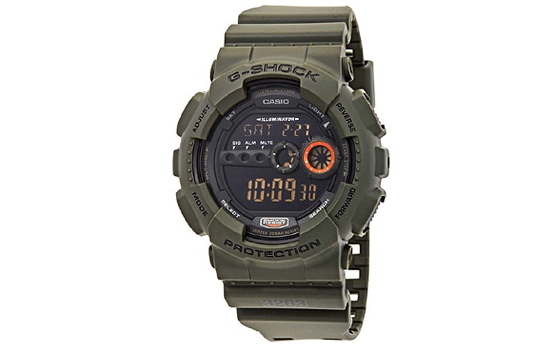 G-Shock Black Resin Shock Resistant Dive Men's Watch