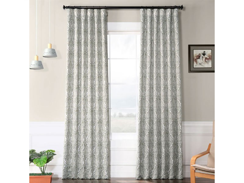 Amara Green Blackout Room Darkening Curtain